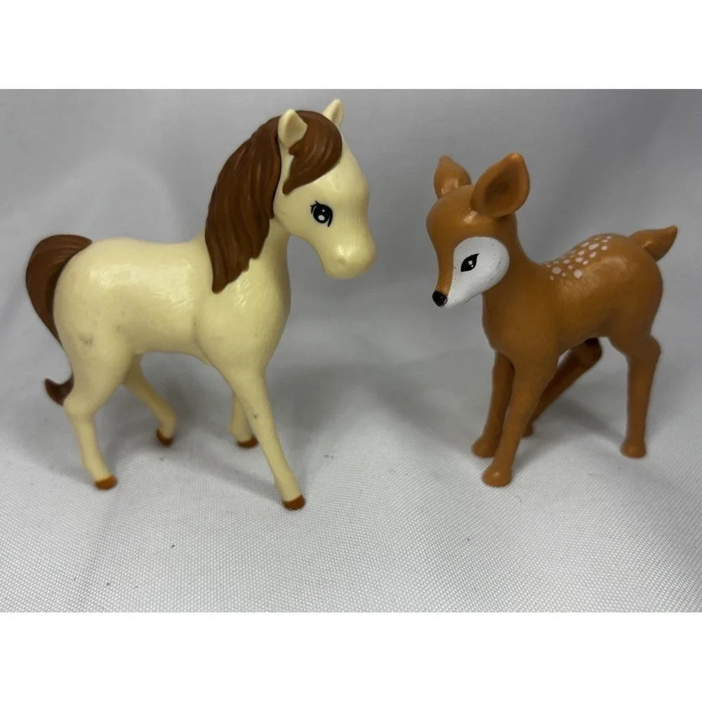 Barbie Play 'n Wash Pets Playset, Orchard Farm, Treehouse, Pet Center + Pets